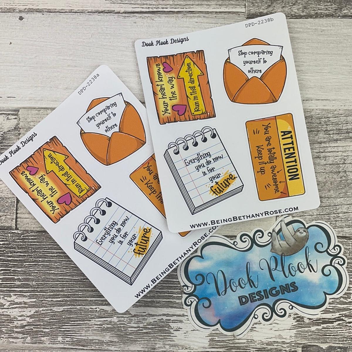 Yellow Motivational stickers (DPD2238ab)