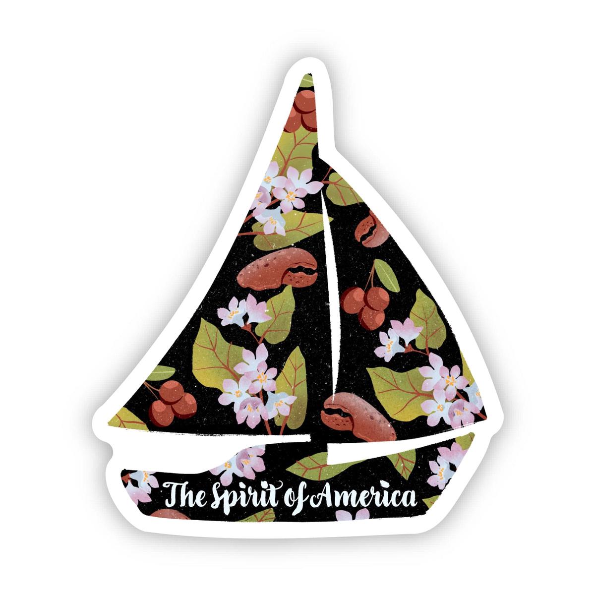 "The Spirit of America" Massachusetts Sticker