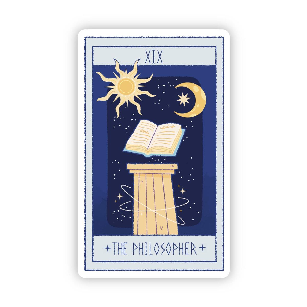 "The Philosopher" Tarot Card Sticker