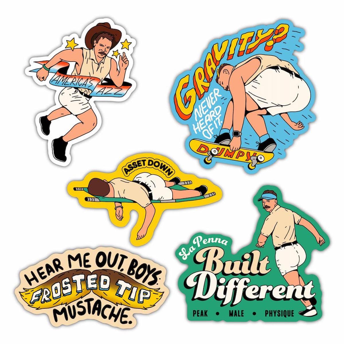 "Built Different" Frankie LaPenna Stickers - 5 Pack