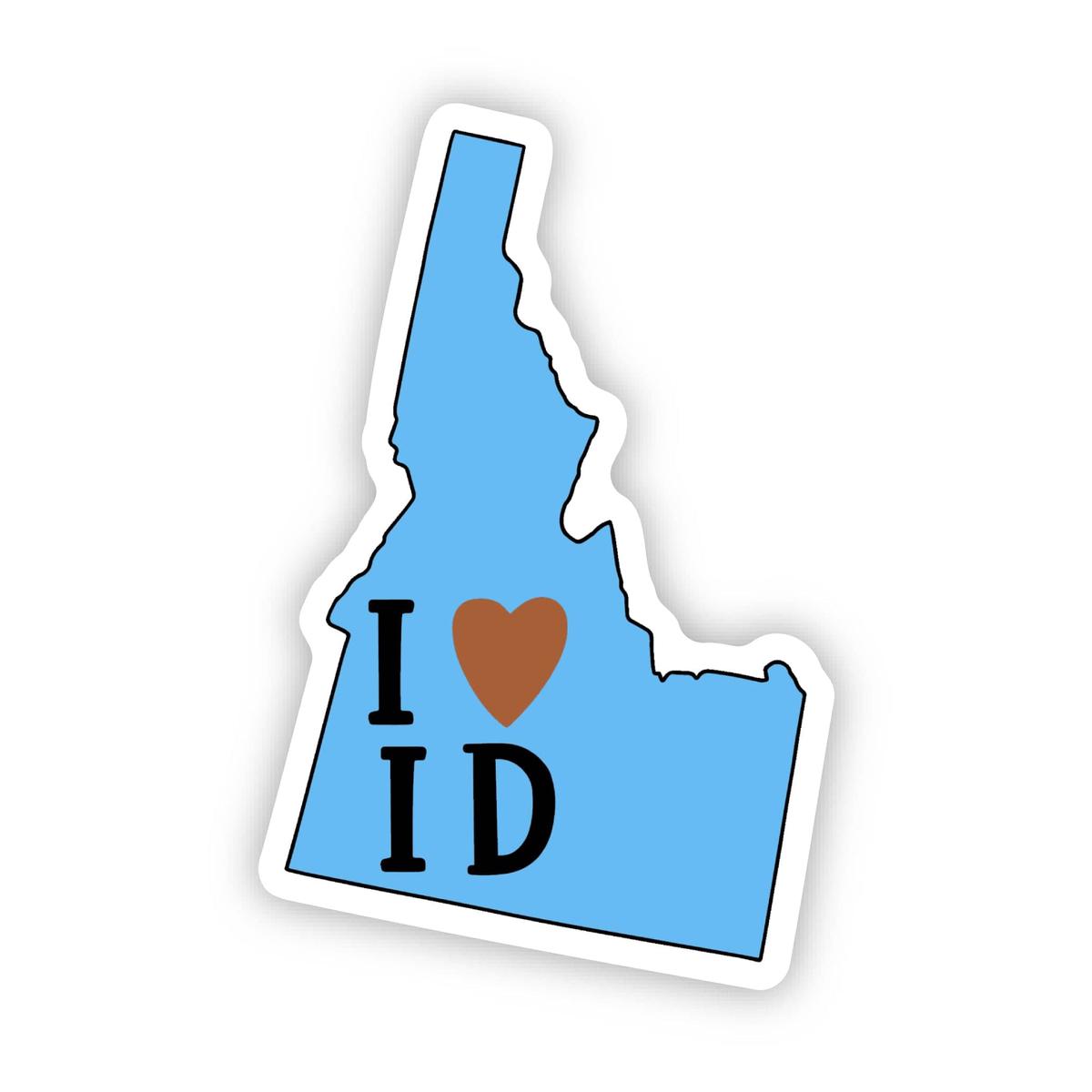 "I Love Idaho" Sticker