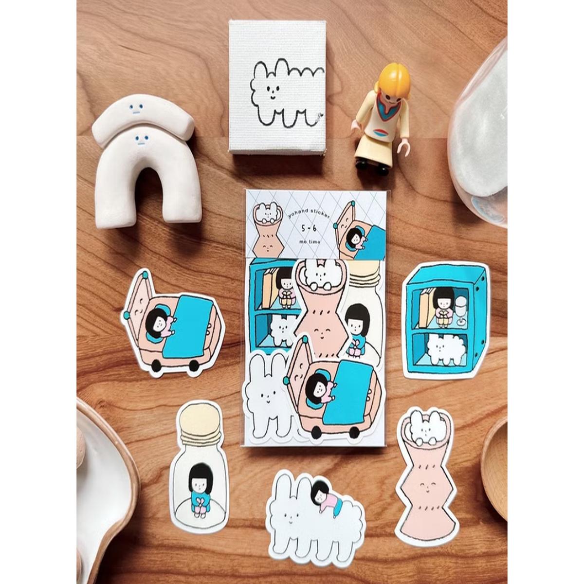 Yohand Studio - Medium Sticker Set - 5-6 - Me Time