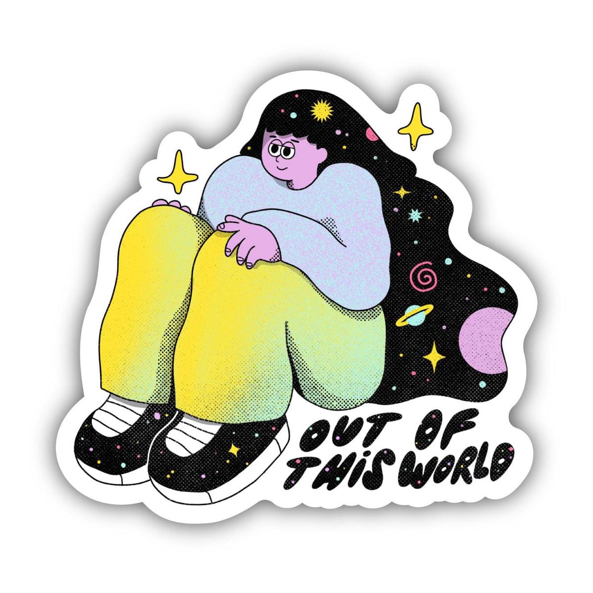 "Out Of This World" Space Dreamer Sticker
