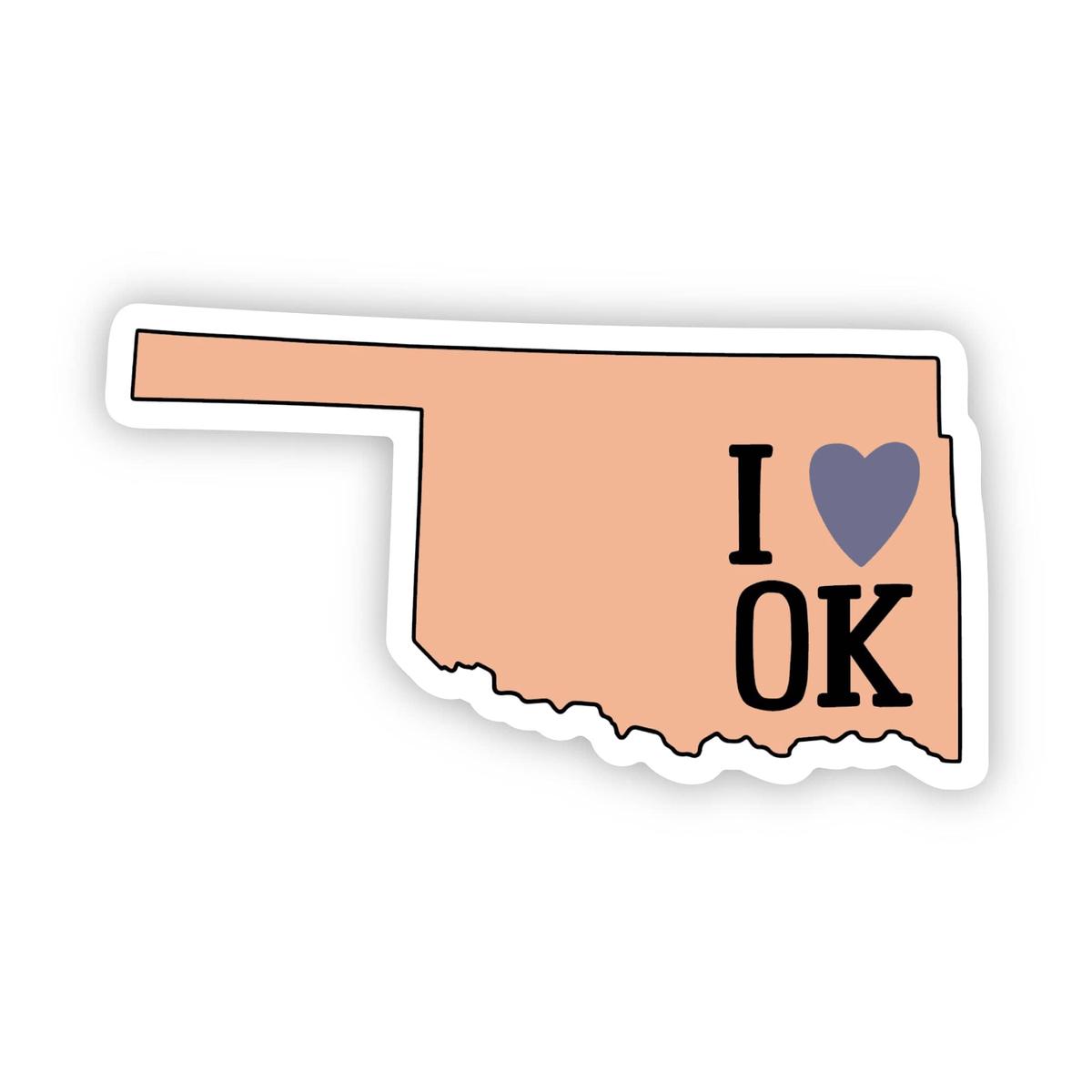 "I Love Oklahoma" Sticker