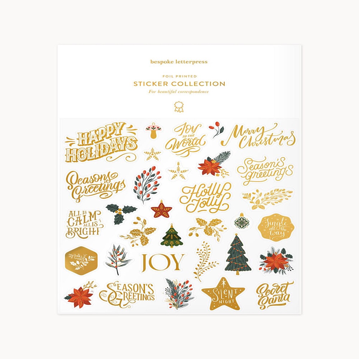 "Christmas Greetings" Sticker Collections