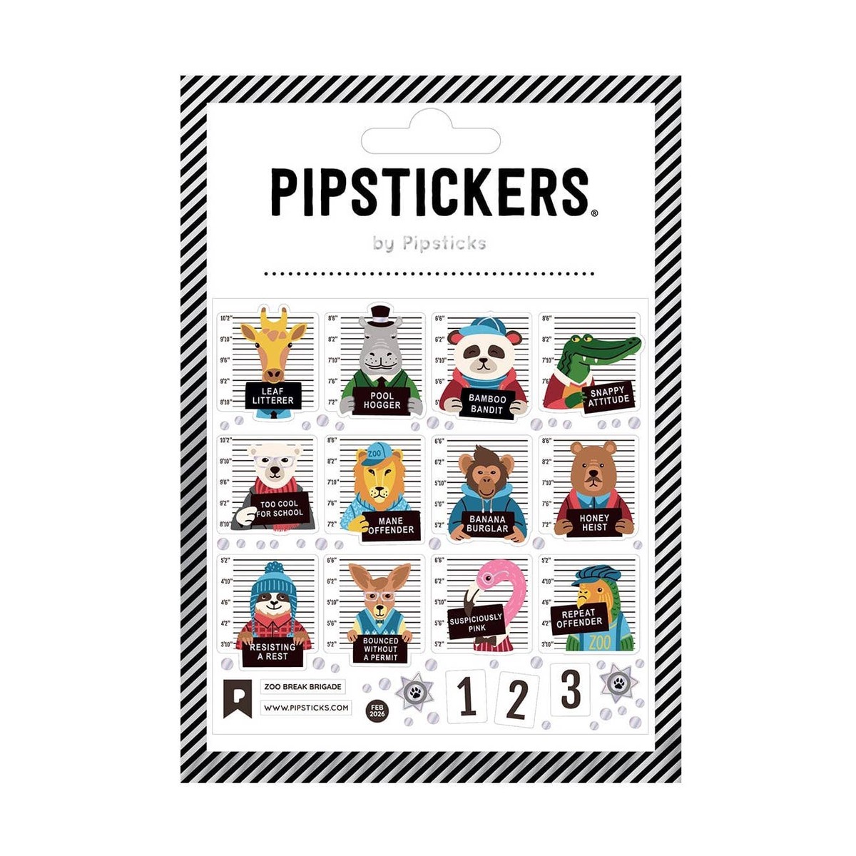 Zoo Break Brigade Stickers