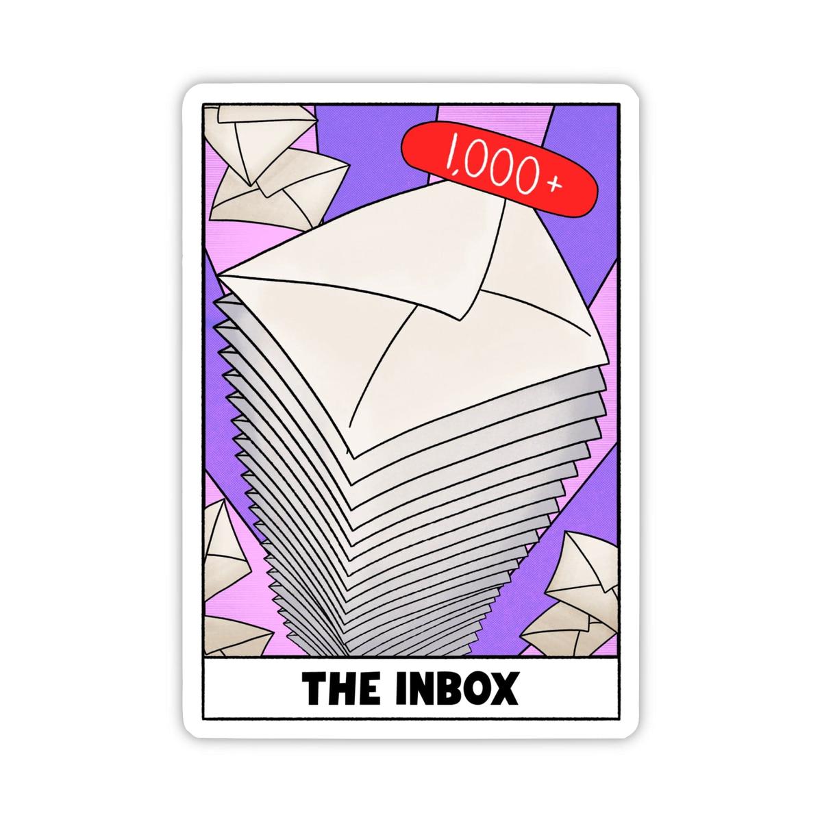 "The Inbox" Tarot Card Sticker