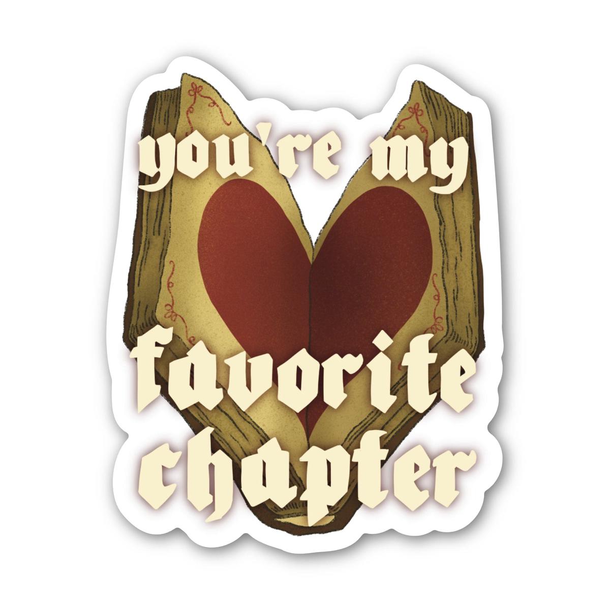 You're My Favorite Chapter Book Sticker
