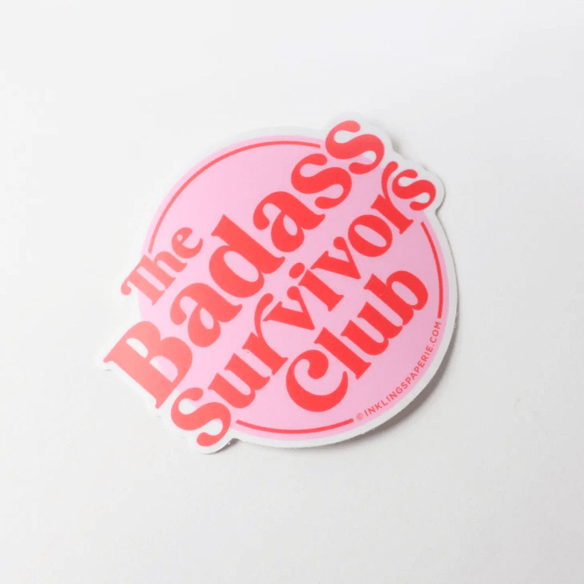 Badass Survivors Club Vinyl Sticker
