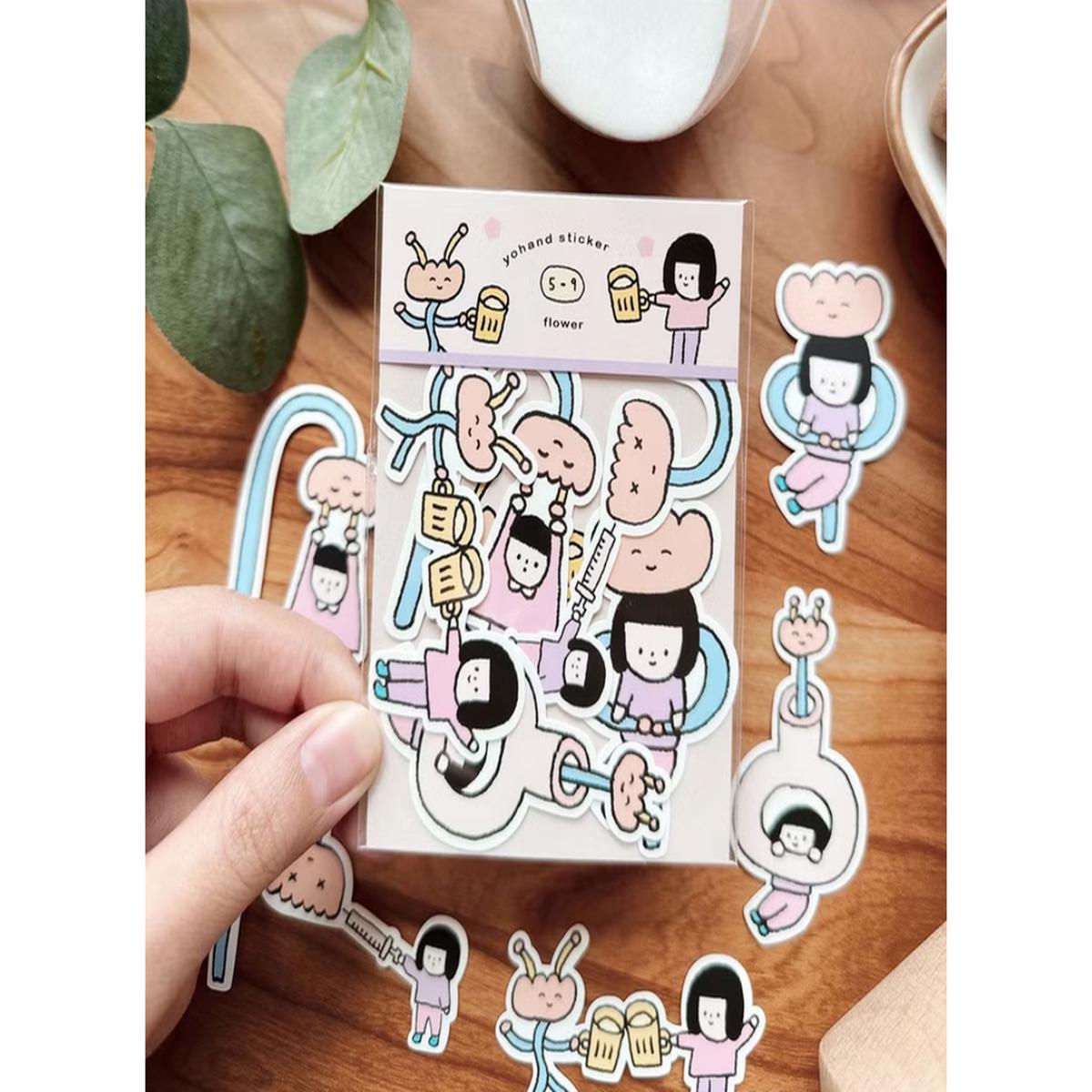 Yohand Studio - Medium Sticker Set - 5-9 - Flower