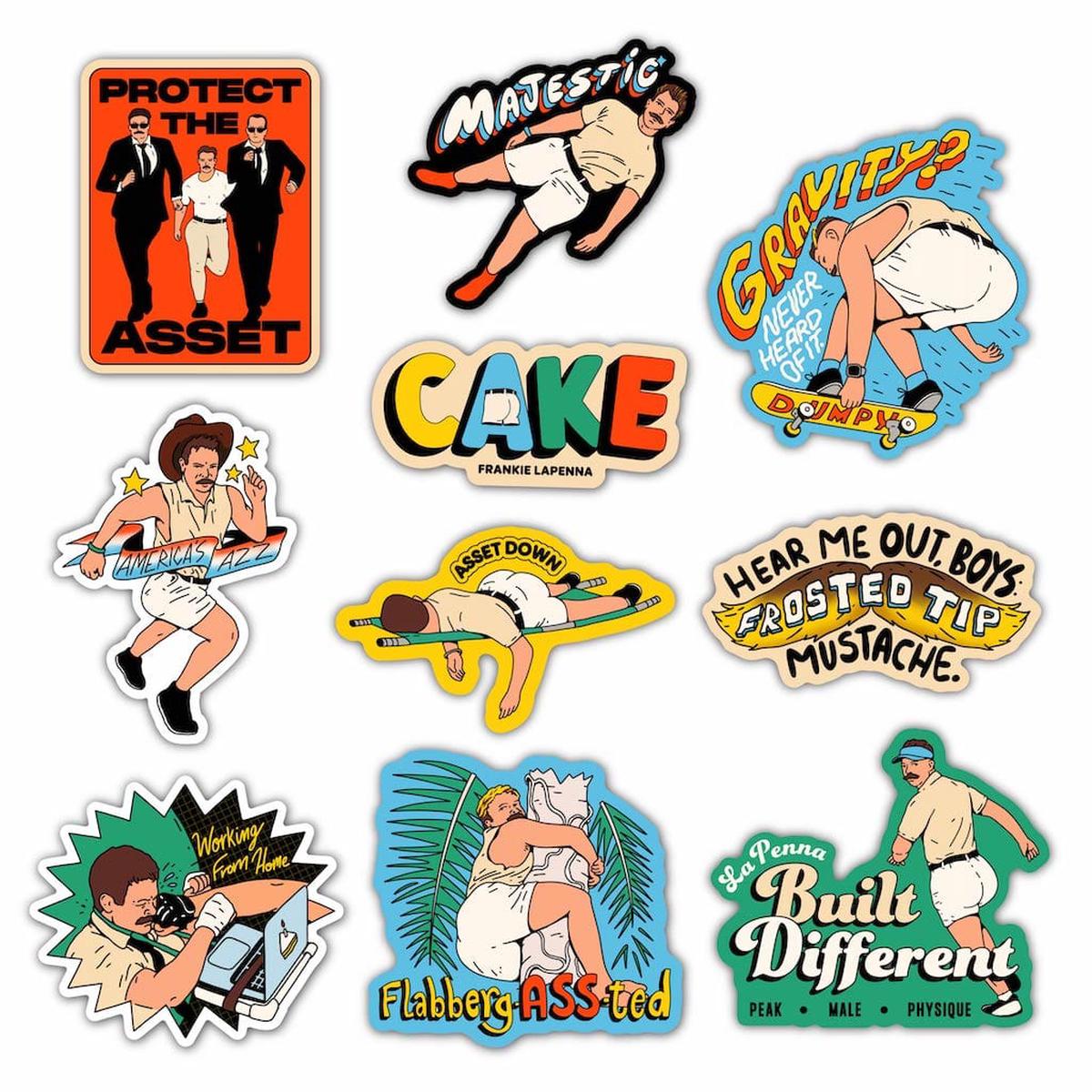"Protect the Assets" Frankie Lapenna Stickers - 10 Pack