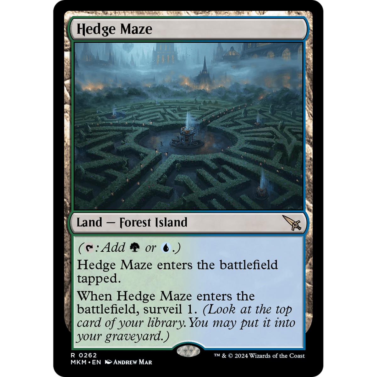 Hedge Maze (MKM-262) - Murders at Karlov Manor Foil