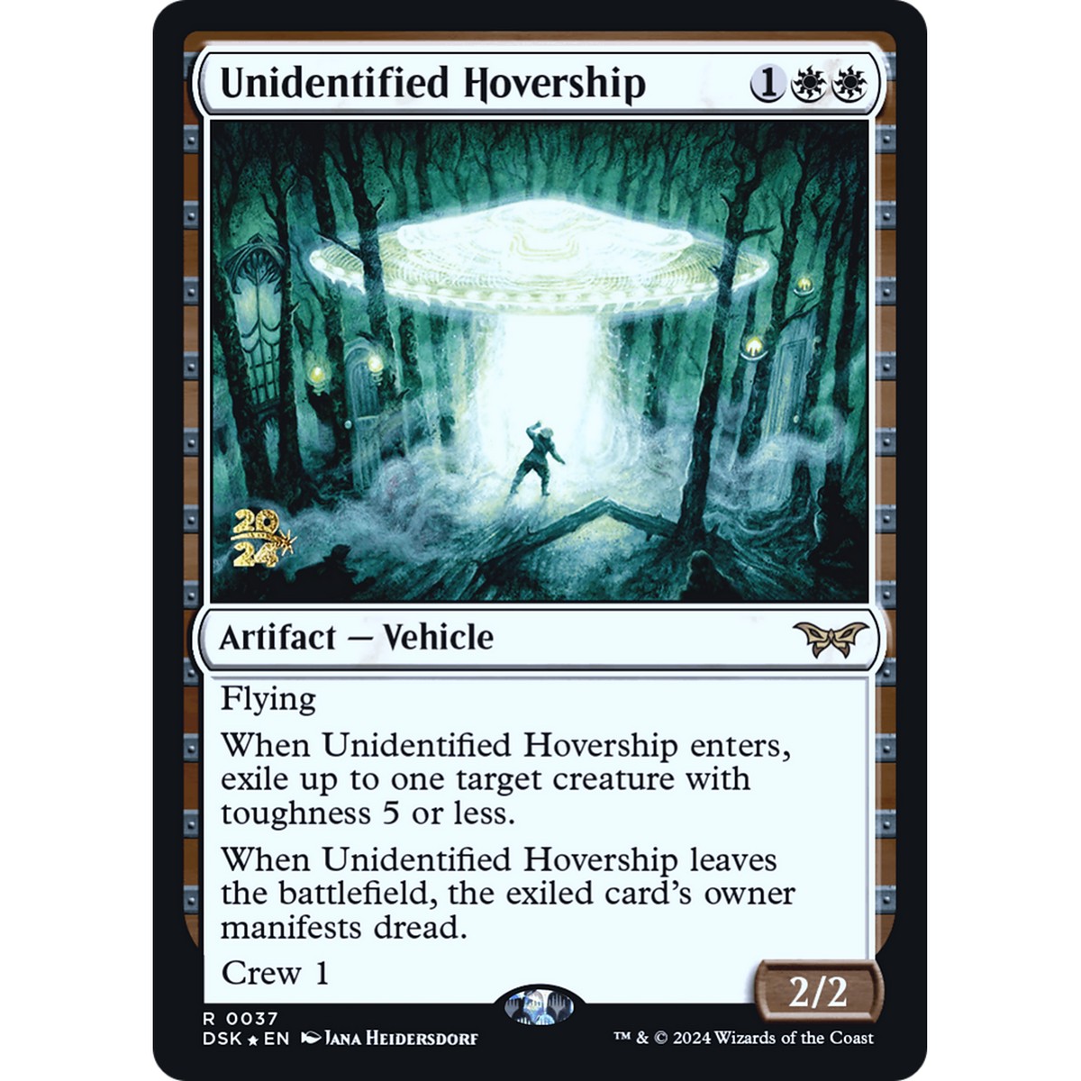 Unidentified Hovership (PRE-37S) - Duskmourn: House of Horror Promos Foil