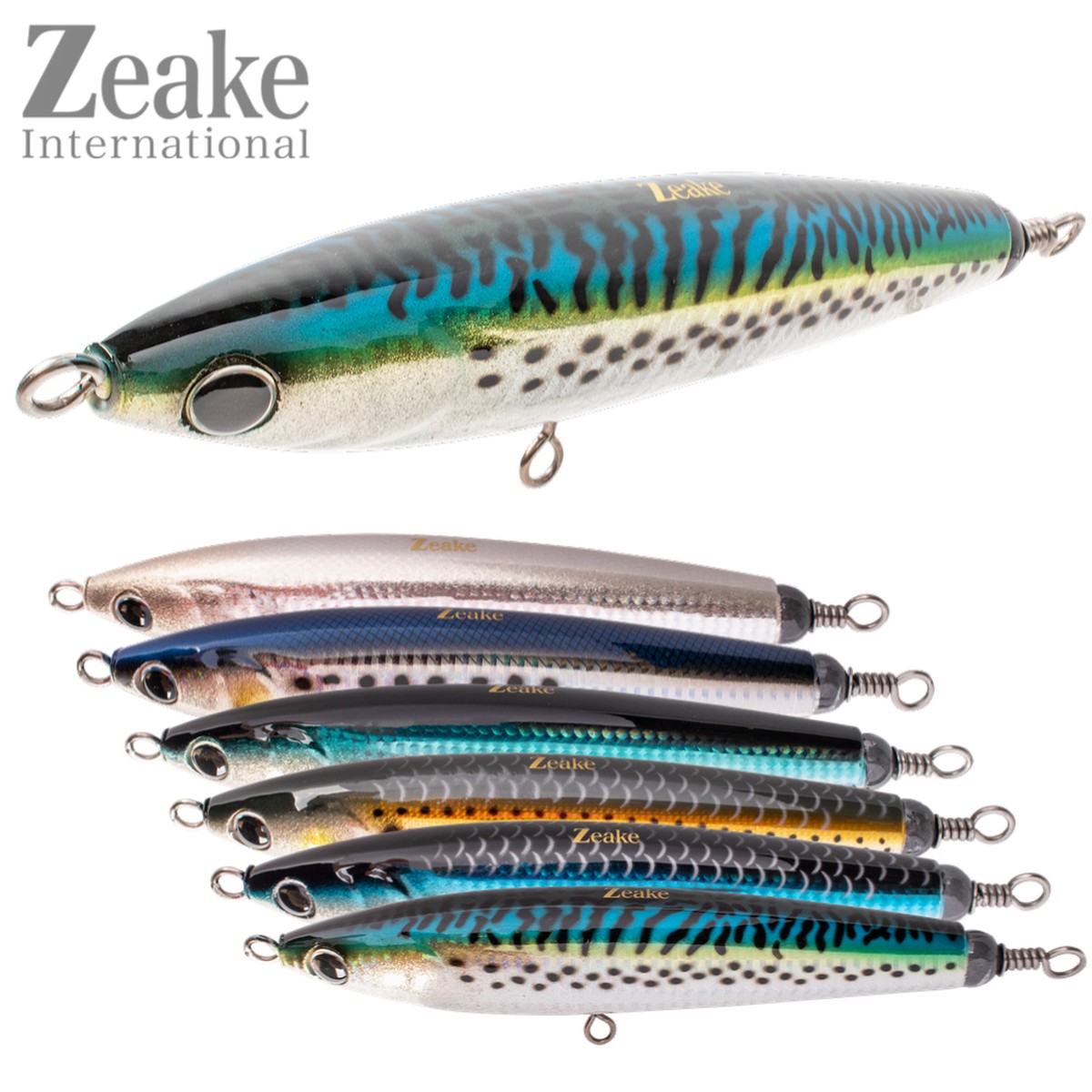 ZEAKE Offshore Casting Wooden Sinking Stickbait Lure SJ-PENCIL 190mm/90g