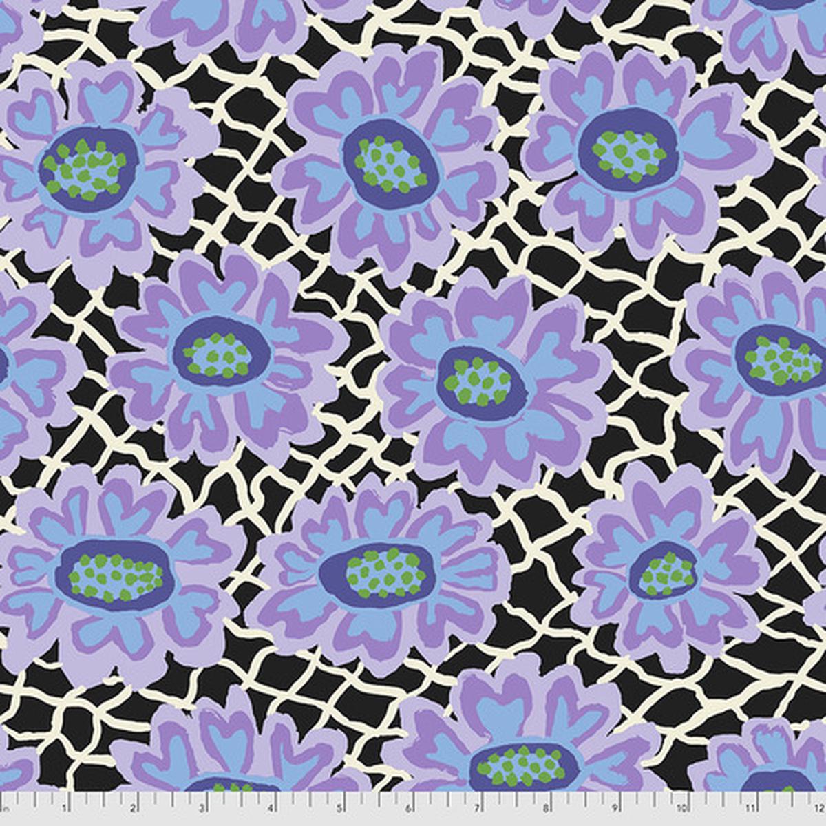 Kaffe Fassett Collective Flower Net Black