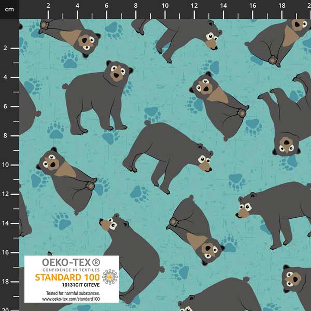 Hanging In Bears Turquoise