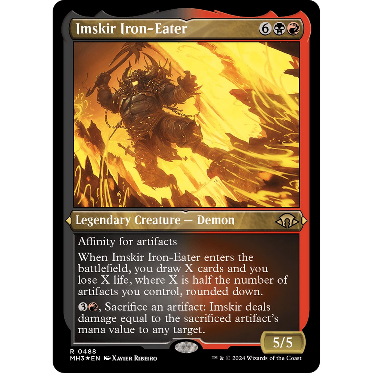 Imskir Iron-Eater (MH3-488) - Modern Horizons 3 Etched Foil