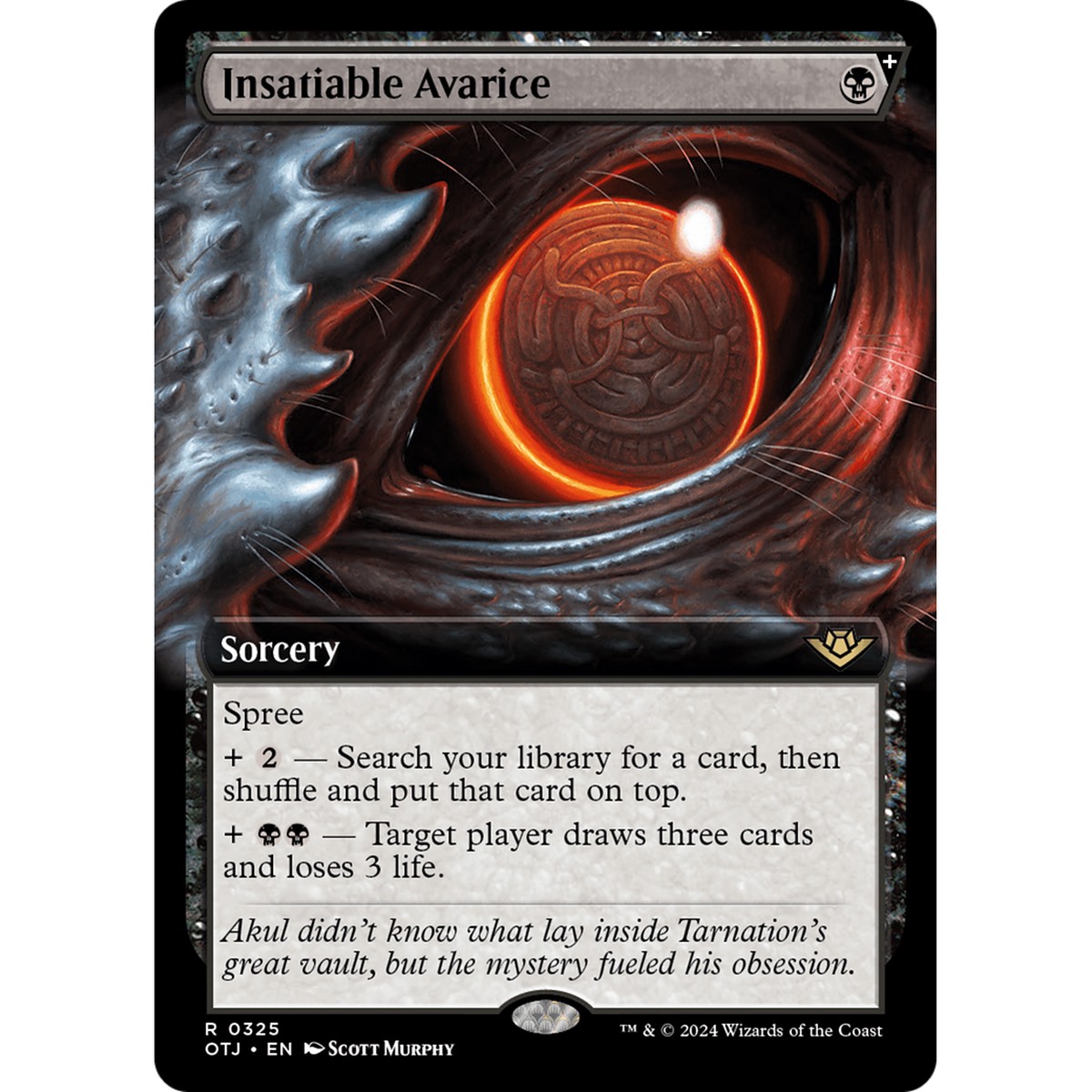 Insatiable Avarice (OTJ-325) - Outlaws of Thunder Junction: (Extended Art, spree)