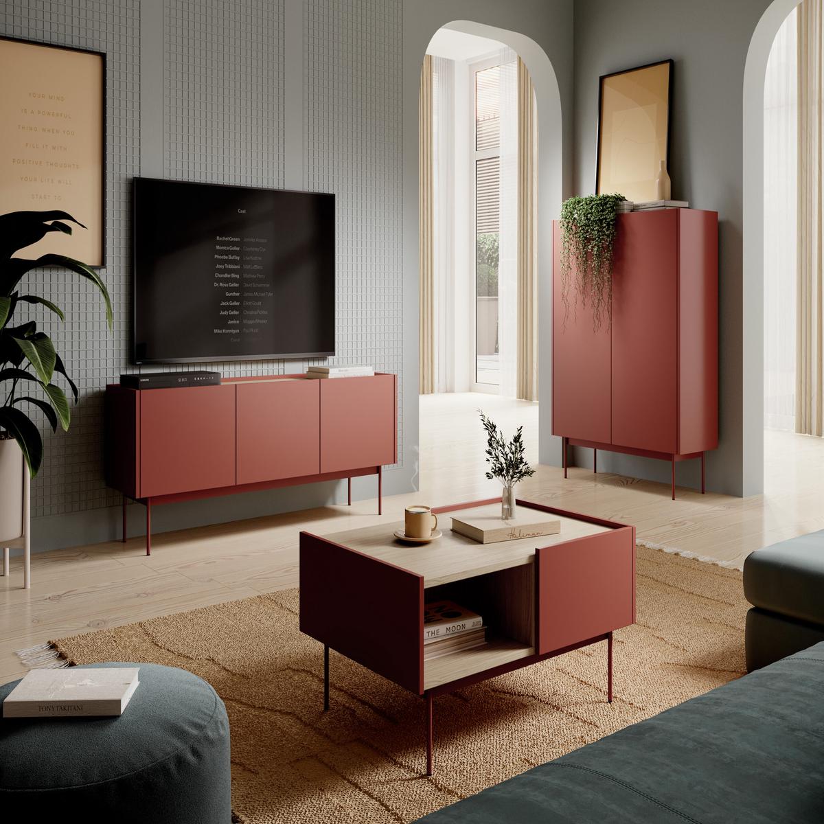 COLOR -CERAMIC RED FURNITURE SYSTEM